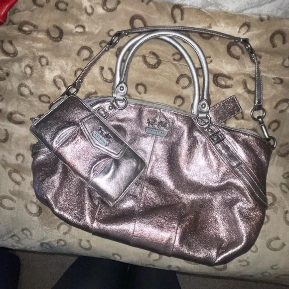 Coach purse discount and wallet combo